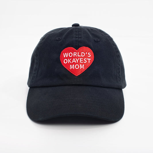 World's Okayest Mom Baseball Hat
