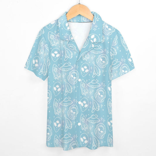 Space Friends Button Down Top