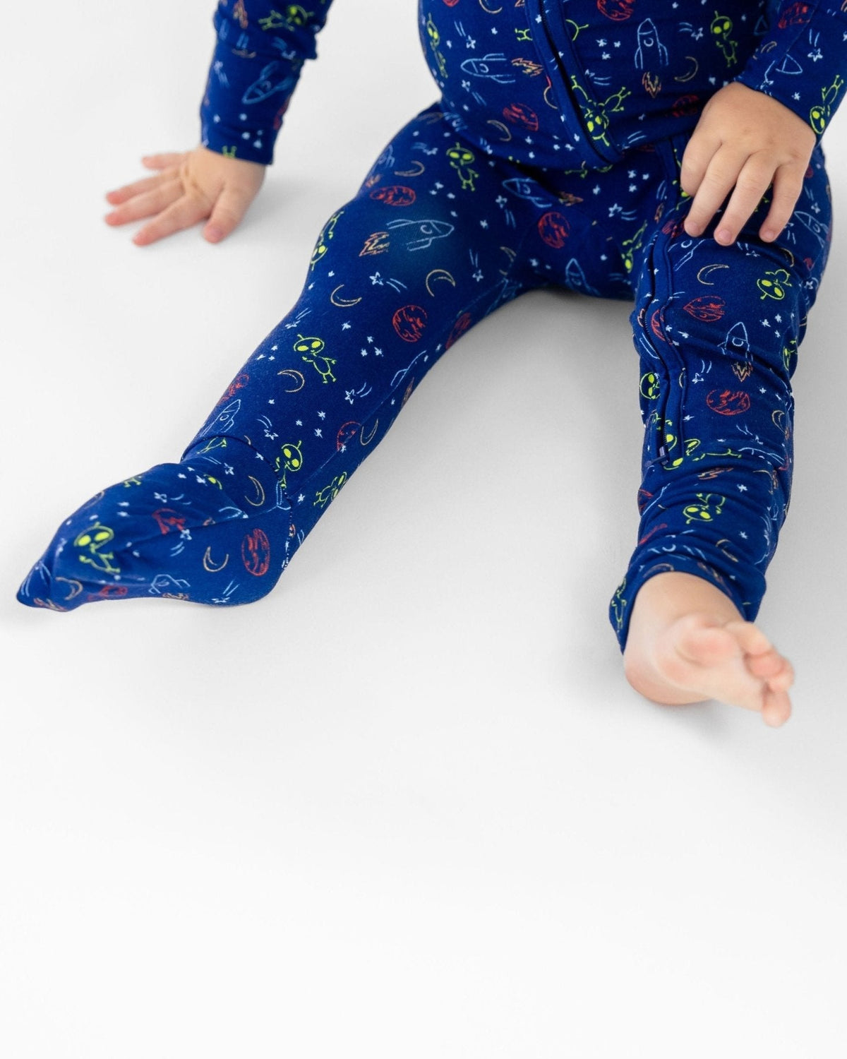 Alien Bamboo Toddler Pajamas – Romper