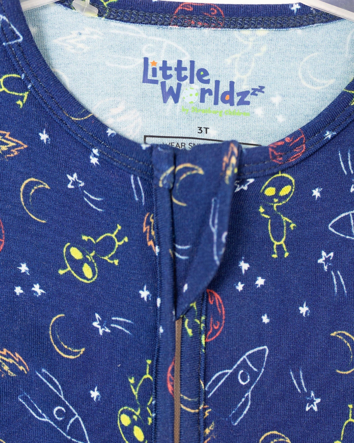 Alien Bamboo Toddler Pajamas – Romper