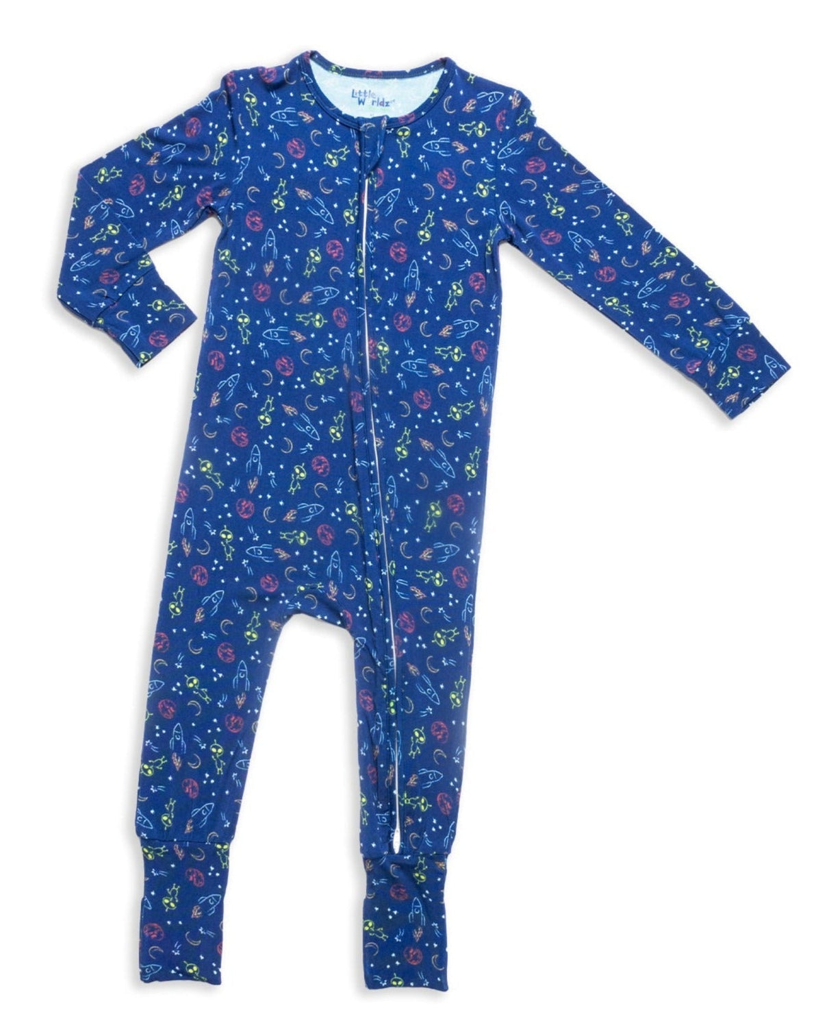Alien Bamboo Toddler Pajamas – Romper