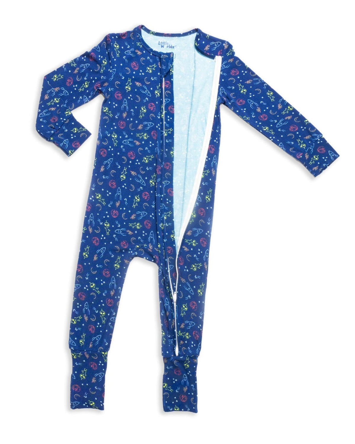 Alien Bamboo Toddler Pajamas – Romper