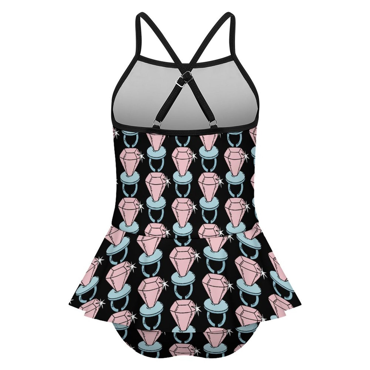 Bling Ring Pop Ruffle Kids Swimsuit