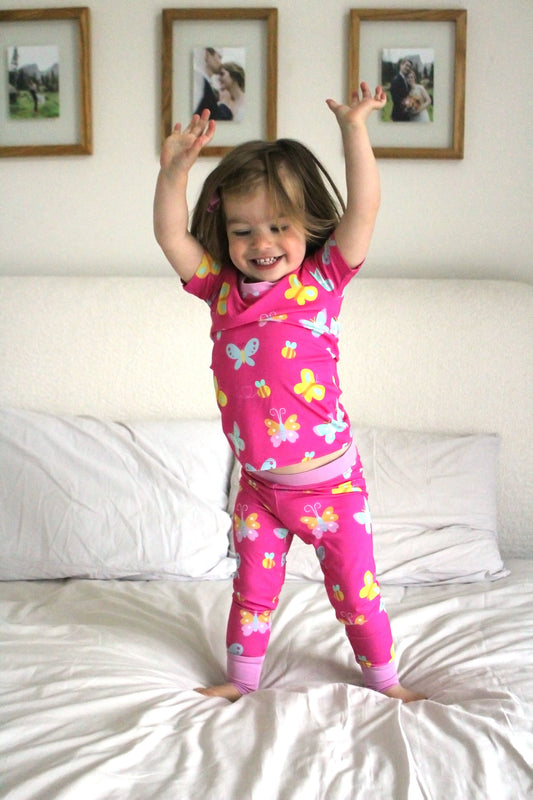 Flutterpop Short Sleeve Pajama Set