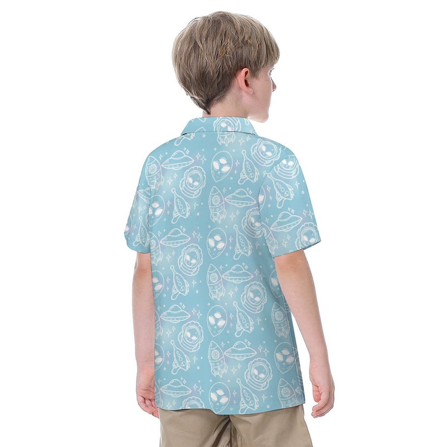 Space Friends Button Down Top