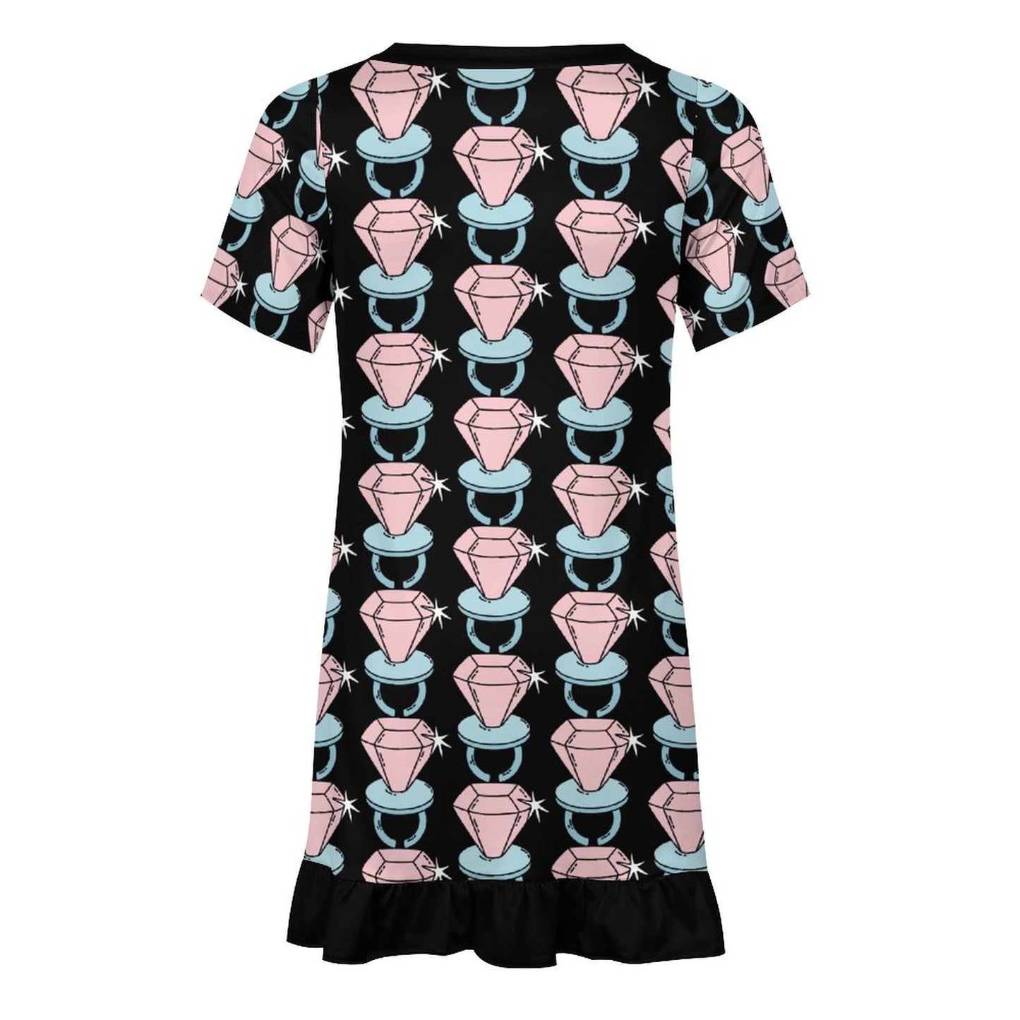 Bling Ring Pop Ruffle Kids Dress