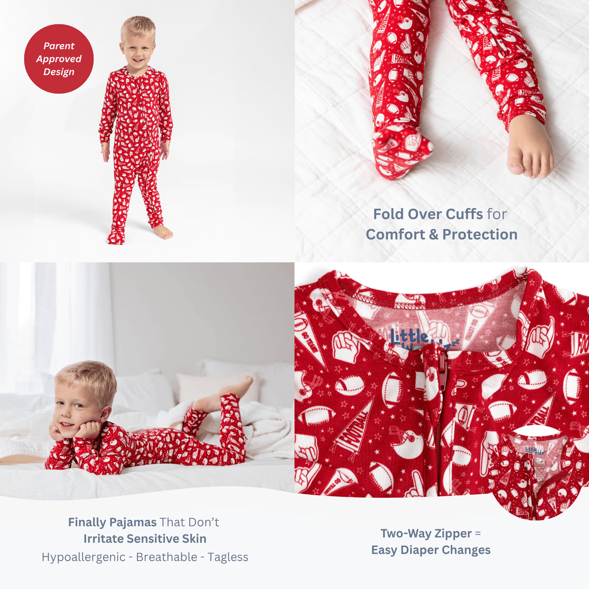 Alien Bamboo Toddler Pajamas – Romper