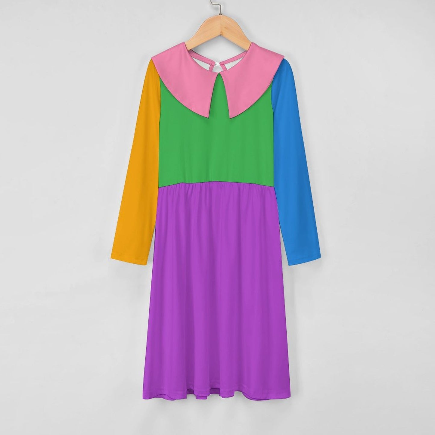 Color Blocked Babe Kids Dress