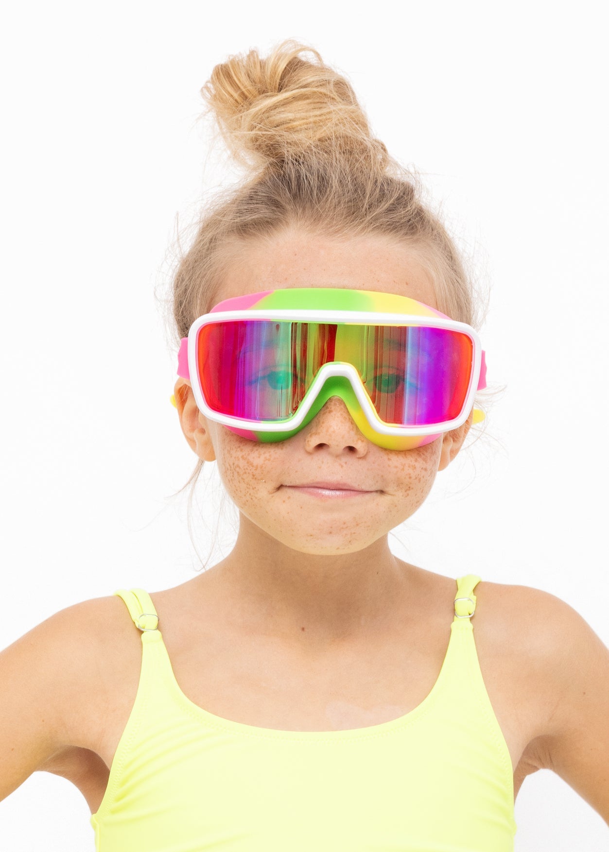 Hot Pink Swimming Goggles