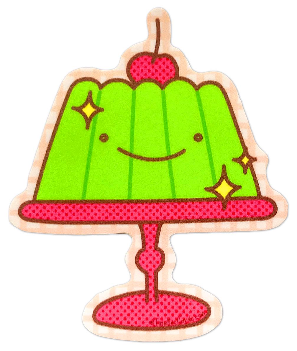 Jelly Dessert Gelatin Mold Cake Foodie Vinyl Sticker