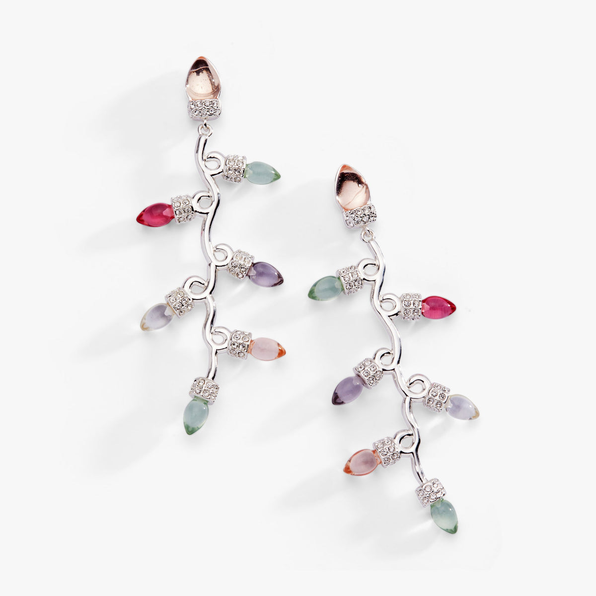 Christmas Muted Light Bulb Earrings